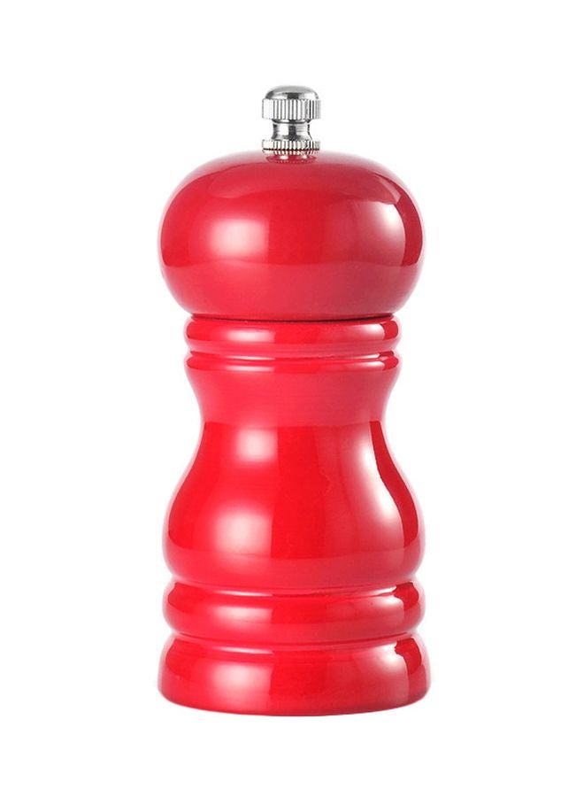 Seasoning Pepper Mill Red/Silver 4inch